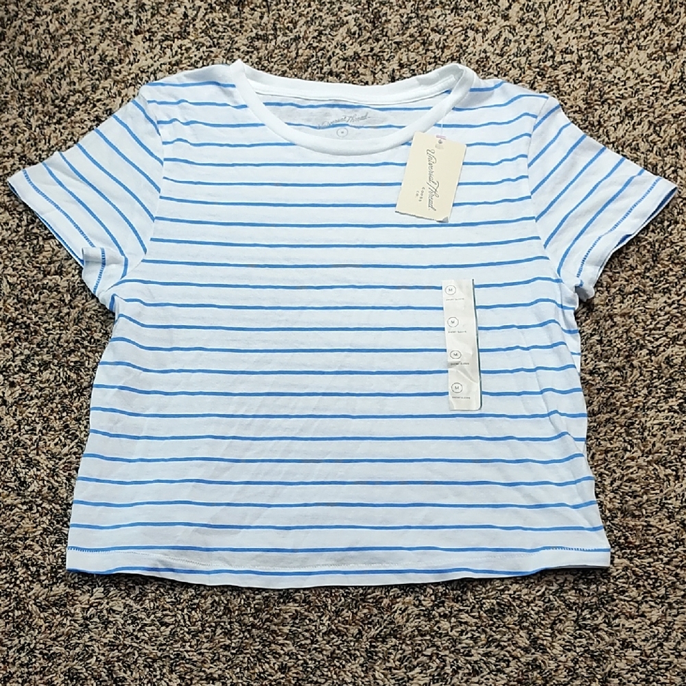 Universal Thread | Blue Striped Women's T-Shirt